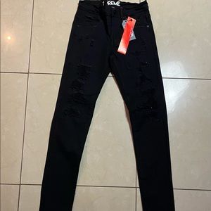 preme jeans black